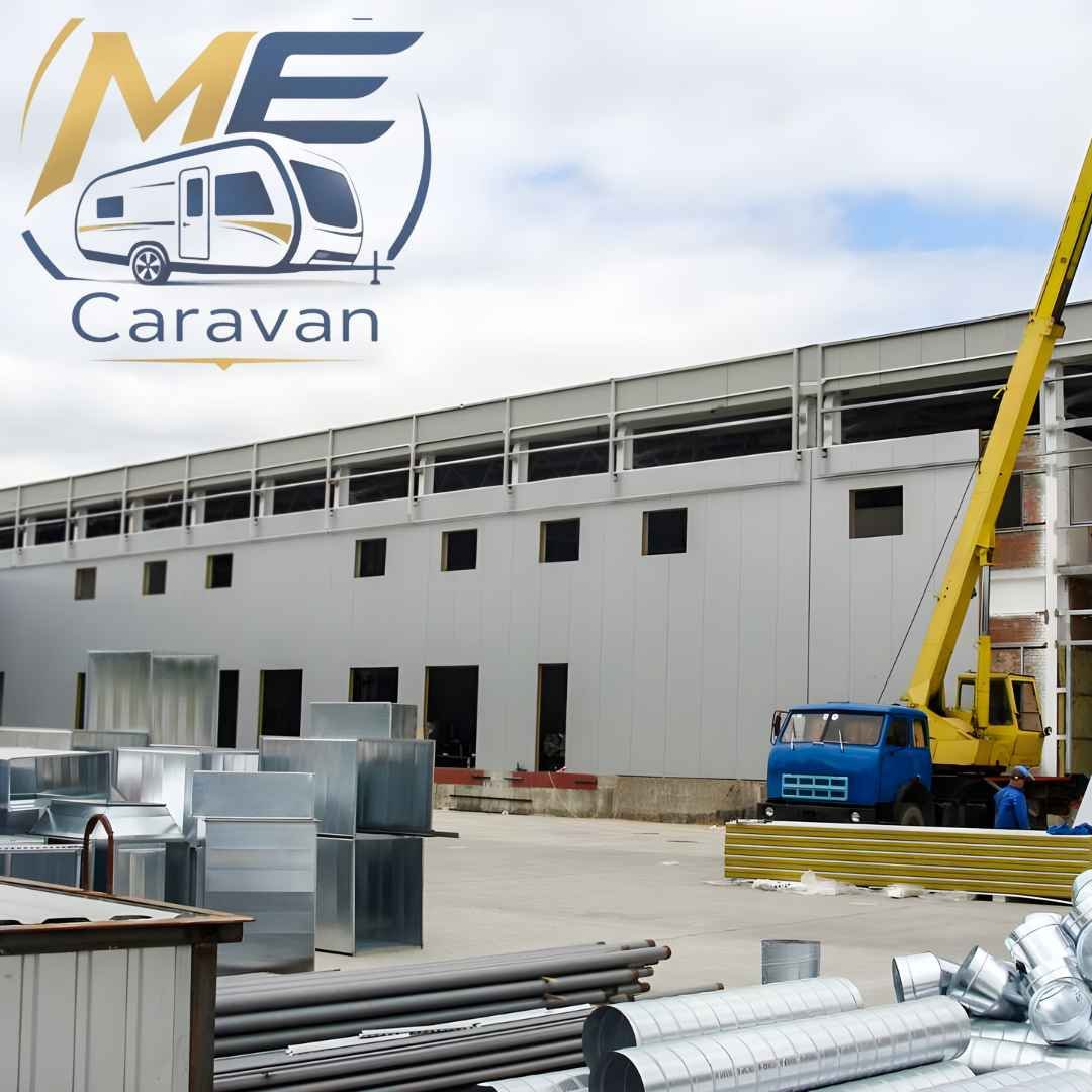 ممر خارجي لمبنى جاهز مكتمل ME Caravan